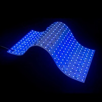 Panneaux d'affichage LED sous comptoir, panneaux lumineux LED multicolores, feuilles lumineuses LED, rétroéclairage LED pour comptoirs