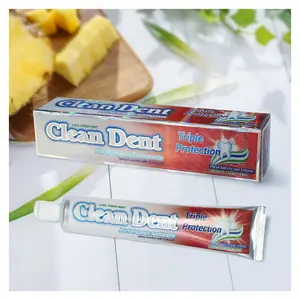 High Quality 75ml Mint Herbal Natural Teeth Whitening Basic Clean Fluoride Free Toothpaste