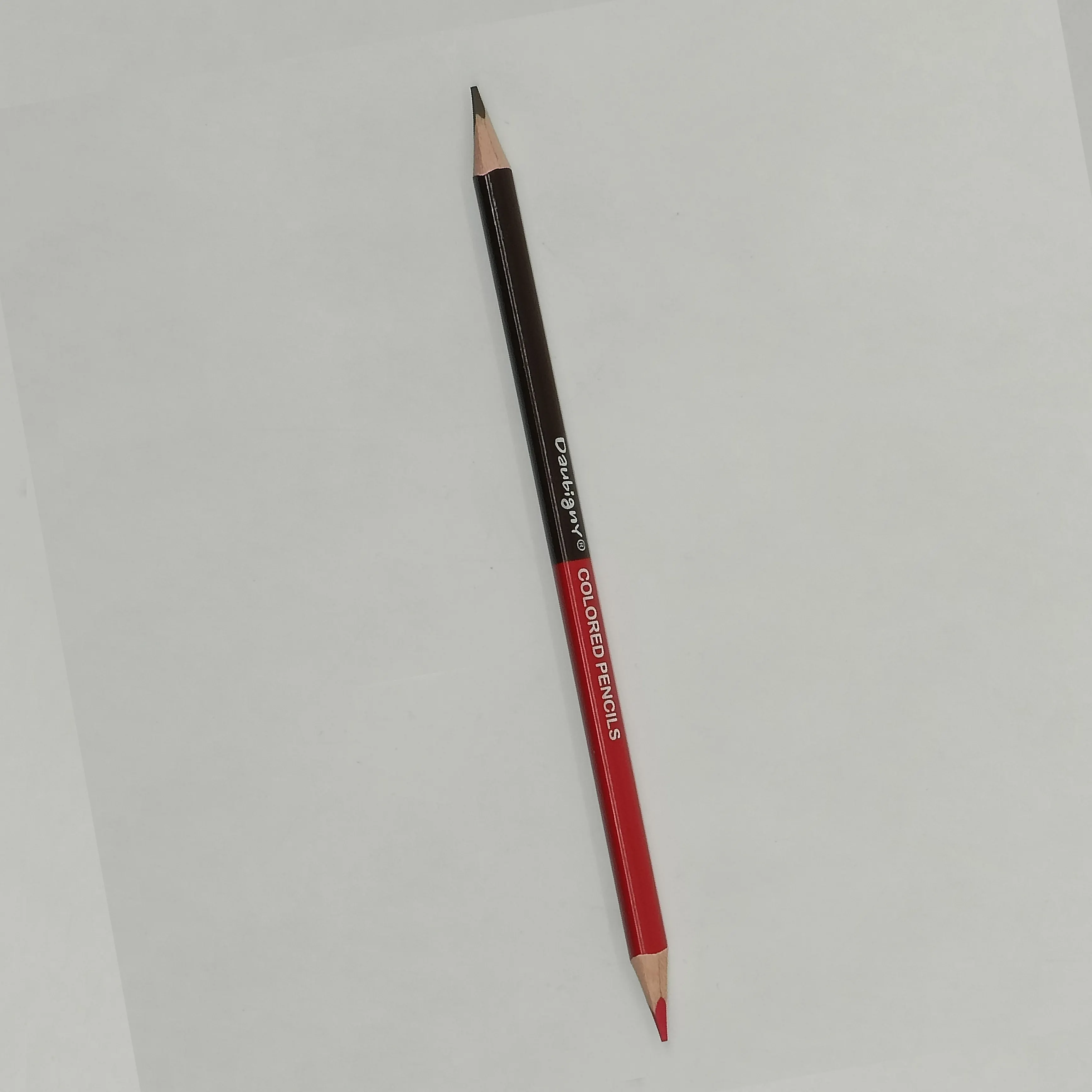 Kit de artistas de marca atacado avançada, com logotipo na caixa de presente, triangular, dois lados, lápis de madeira, kit para adultos