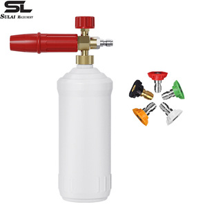 Sulai <b>Machinery</b> <b>Foam</b> Gun 276bar High Pressure Cleaner Car Washing Spray Nozzle Set Light Duty - Product Image 1