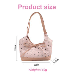 Sac à bandoulière pour femme avec nœud, sac à main décontracté et tendance - Product Image 5