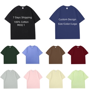 Áo thun nam thiết kế rộng rãi, tay áo trễ vai, chất lượng cao 100% cotton, dày dặn 260 gram, in kỹ thuật số, áo thun đặt may theo yêu cầu - Product Image 3