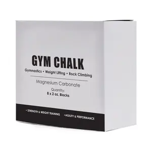 Wholesale Custom Logo Anti-Skid Magnesium Carbonate Gym Chalk Block For Weightlifting