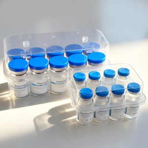 Vial <b>Storage</b> Case Organizer For 10ml And 3ml Vials Plastic <b>Container</b> With Lid Lab Use - Product Image 2
