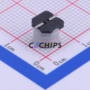 ตัวเก็บประจุแบบไฮบริดของเหลว-ของแข็ง EEHZC1V470P อลูมิเนียมอิเล็กโทรไลต์ ชนิด SMD, ขนาด D6.3xL5.8 มม. 47uF 20% 35V 135mA-100Hz - Product Image 2