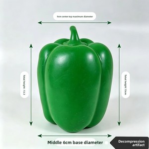 Juguete Antiestrés de Goma con Forma de Pimiento Relleno de Líquido, Jumbo, Realista, para Bromas, Regalo para Niños de 14 Años - Product Image 3