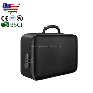 Bolsa de Almacenamiento de Documentos Portátil Resistente al Fuego con Cerradura para Archivar Documentos, Pasaportes y Certificados - Product Image 1