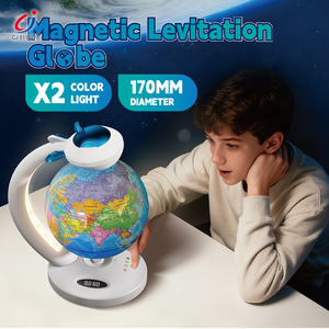 Globo Fluttuante Chengji con Luce LED Cambiacolore, Orologio e Levitazione Magnetica - Giocattolo Educativo Tecnologico per Bambini - Vendita all'Ingrosso - Product Image 1