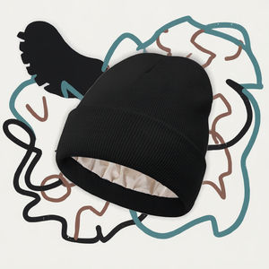 Chapeau de style décontracté unisexe en tricot chaud et protecteur, 100% acrylique, tissu jacquard courant, style urbain - Product Image 3