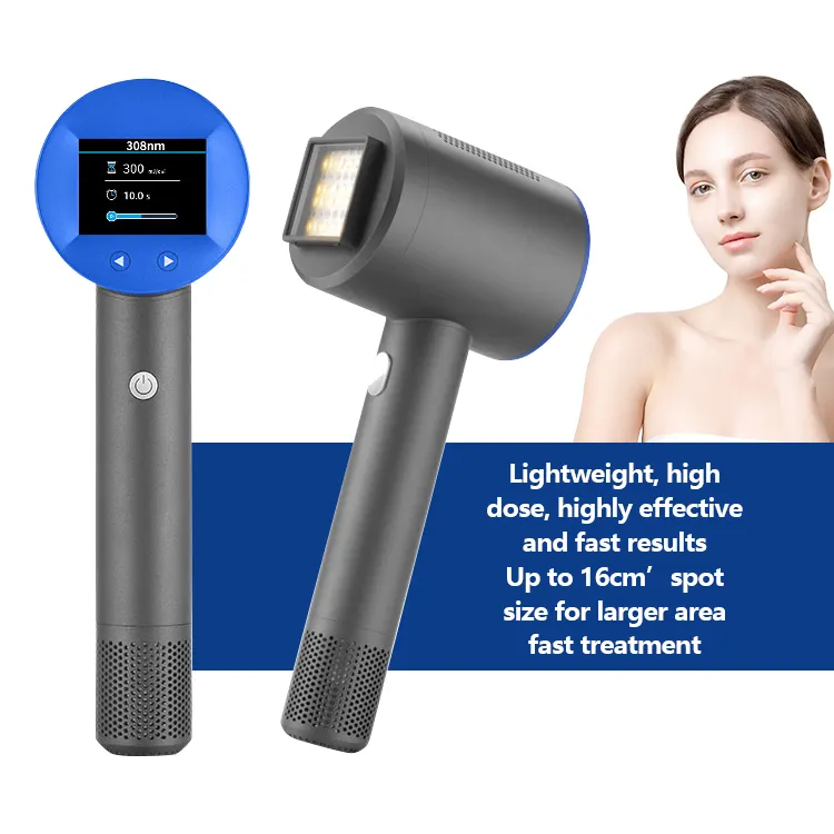 Provide Customization 308nm Uvb Phototherapy Device 308nm Excimer Light For Therapy Vitiligo Skin Handheld Designed