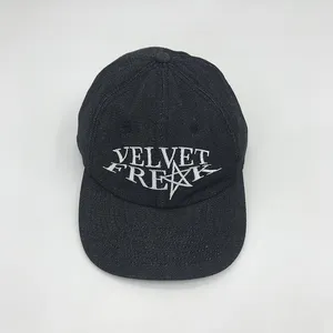 6 Panel Snapback Cap Custom Embroidery Logo Denim Caps For Men With Custom Logo Flat Brim Caps