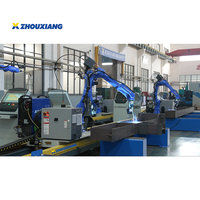 Robot de soudage industriel intelligent automatique avec moteur de boîte de vitesses contrôlé par PLC, capacité personnalisée pour l'assemblage de soudage