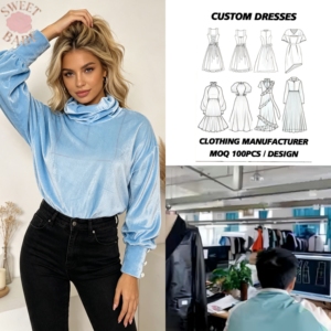 Haut ample à col coussin et manches lanternes pour femme – Élégant, polyvalent, idéal pour le quotidien, les rendez-vous et le bureau - Product Image 1