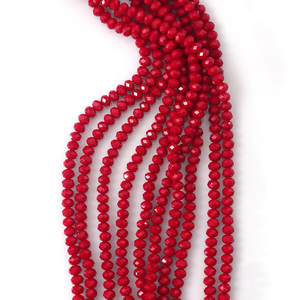 Rondelle граненые Хрустальные стеклянные бусины в комплекте полированные граненые стеклянные бусины 8 мм Spacerk - Product Image 3