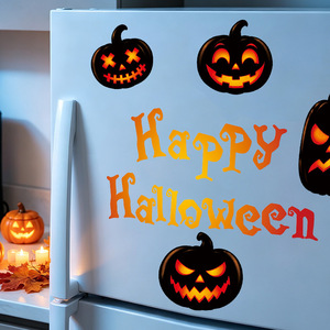 Adesivi Statici per Finestre di Halloween, Decorazioni con Zucche, Decalcomanie Rimovibili e Impermeabili per Vetri, Decorazioni per Finestre di Casa - Product Image 4