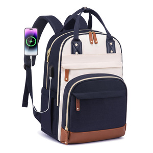 Waterproof Business Computer Bag Custom Daily Use Travel <strong>Work</strong> <strong>Laptop</strong> <strong>Backpack</strong> With USB Charging Port Bags - Product Image 5