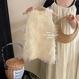 Child Star Circle Girls Sleeveless Vest Dress Breathable Fairy Style Summer Dress - Product Image 4