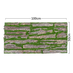 Corteza <span class=keywords><strong>de</strong></span> árbol Artificial decorativo <span class=keywords><strong>para</strong></span> interiores, piedras cubiertas <span class=keywords><strong>de</strong></span> <span class=keywords><strong>musgo</strong></span> verde <span class=keywords><strong>de</strong></span> imitación, Anti-UV, venta al por mayor - Product Image 1