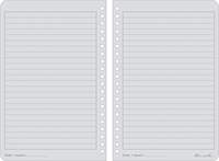 Carnet à spirales ligné brillant Myway MW-208, couverture en tissu à spirales latérales, écologique, résistant aux intempéries, motif universel orange