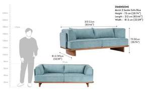 Conjunto de Sofás Modernos de Lujo en Madera Sólida de Sheesham, Sofás Elegantes para Sala de Estar, Cómodos, Duraderos y Perfectos - Product Image 3