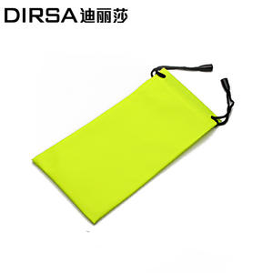 Dirsa Étui à lunettes de soleil en microfibre, rectangulaire, étanche, portable, couleur unie, 3-5,9 pouces, monture noire - Product Image 4