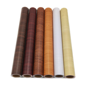 Papier peint auto-adhésif en soie à effet bois personnalisé, imperméable et résistant à l'humidité, pour salles à manger, bureaux, armoires, cuisines, appartements - Product Image 1