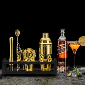 Maatwerk Mixologie Barman Kit Cocktail Shaker Set Met Standaard