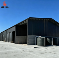 Taller de Fábrica con Estructura de Acero Prefabricada, Planta de Procesamiento Industrial con Estructura de Acero Pesado, Edificio de Almacén Metálico Personalizado