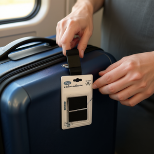 Nastro Adesivo in Velcro Ilan 7x15 Cm Strisce con Gancio e Anello - Product Image 3