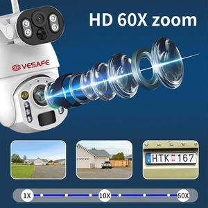 Cámara de Vigilancia Inalámbrica VESAFE Ubox <span class=keywords><strong>ESolar</strong></span> con Energía Solar, Wifi, 6MP, Zoom 60x, Visión Nocturna, Alarmas, Cámara de Seguridad Inteligente - Product Image 5