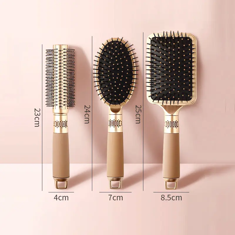 4pcs 3pcs Paddle Hair Brushes Magic Detangling Round Drying Brush Tail Comb and Wide Tooth Comb accessories hair comb Set