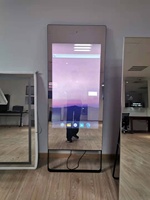 Moniteur intelligent de Fitness sans cadre Android, grand écran tactile, Wifi bidirectionnel, Led, pour salle de bains, pouces