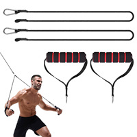 Barra de dominadas multifuncional DIY de alta resistencia de nailon para entrenamiento muscular: accesorio para press de pecho, espalda ancha y bíceps