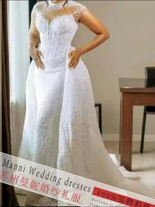 S3121A New Elegant Cross Border Estilo Sereia mangas destacáveis 2 Wear Noiva ou Prom Vestido de Noiva - Product Image 2