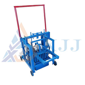 Halbautomat ische Maschine zur Herstellung von massiven Hohlziegeln Beton zement Kleine manuelle Blockform maschine - Product Image 1