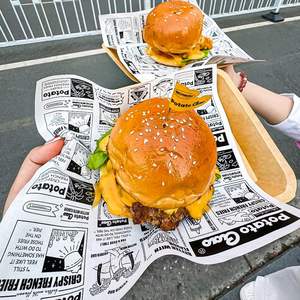 Custom Greaseproof Food-grade Hamburger Deli Packaging <b>Grease</b> Proof Bake Wrapping <b>Paper</b> PE Coated Greaseproof <b>Paper</b> - Product Image 6