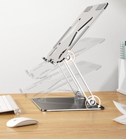 Support d'ordinateur portable pliable en métal portable support de tablette support d'ordinateur avec une dissipation thermique accrue