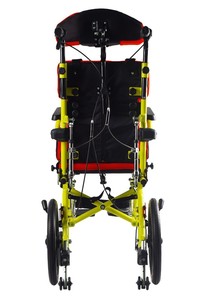 Fauteuil roulant pédiatrique en aluminium Fauteuil roulant pour enfants avec accoudoir rabattable Tapis en PU équipement de réadaptation - Product Image 4