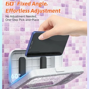 Funda Impermeable para Teléfono Móvil con Altavoz BT, Pantalla Táctil Antivaho, Rotación de 360°, para Ducha, Baño, Cocina, Natación, Universal - Product Image 3