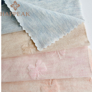 Tela de Punto Jacquard con Lazo de Mariposa HAPPEAK, 95% Rayón, 5% Spandex, Material Elástico para Pijamas, Ropa de Bebé y Vestidos de Mujer - Product Image 3