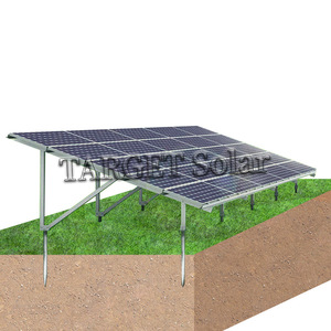 Système de montage solaire au sol, support en aluminium anodisé pour l'installation de panneaux solaires - Product Image 5