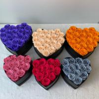 Lovebay Valentijnsdag Hartvormige Geconserveerde Bloem Echte Natuurlijke Eeuwige Hart Bloemen Voor Altijd Rozen Eeuwige Roos In Doos