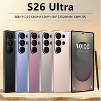 NOUVEAU S26 Ultra HOT Original 6,56 pouces Intelligent 4G Double Carte Double Veille Système Android 10 Version Globale Économique Batterie 3300 mAh