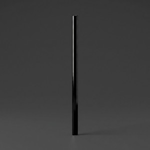 Piastrella Angolare Nera Lucida 1x30 Cm Spessore 6 Mm Finitura Lucida Bordi Irregolari - Product Image 1