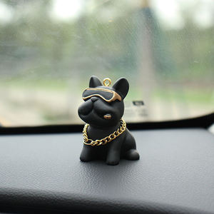 <span class=keywords><strong>ตู้</strong></span>งานฝีมือสุดสร้างสรรค์สำหรับห้องนั่งเล่นสำนักงานสัตว์ตั้งโต๊ะสไตล์บูลด็อกฝรั่งเศสสำหรับตกแต่งรถยนต์ - Product Image 3