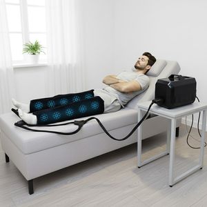 Produk Kesehatan Alat Pijat Kaki Elektrik Mesin Pijat Kompresi Udara dengan Terapi Panas dan Dingin untuk Sirkulasi dan Relaksasi - Product Image 1