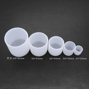 <b>Crystal</b> Epoxy Mold Cylinder 60x60mm 50x50mm 40x40mm 30x30mm 20x20mm For Jewelry Dried Flower Making - Product Image 1