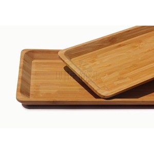 Plateau de service en bambou Mingjiang K826, nouveau style chinois pour la présentation des aliments - Product Image 3