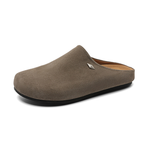 Nouvelles mules à talons pour femmes de haute qualité et bon marché 2025, daim de vache souple, confort, prix bas, sabots classiques, chaussures de marche, slingback, 38-46 OEM - Product Image 2