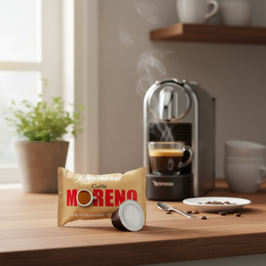 Capsule di Caffè Moreno Espresso Blend, 100 Pezzi, Compatibili con Nespresso [0,11/Capsule] - Product Image 3